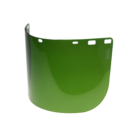 Paulson Faceshield, High Temp, Drk Green, Poly, 15" IM9-L6FD